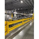 warehouse divider fence, 5) sections