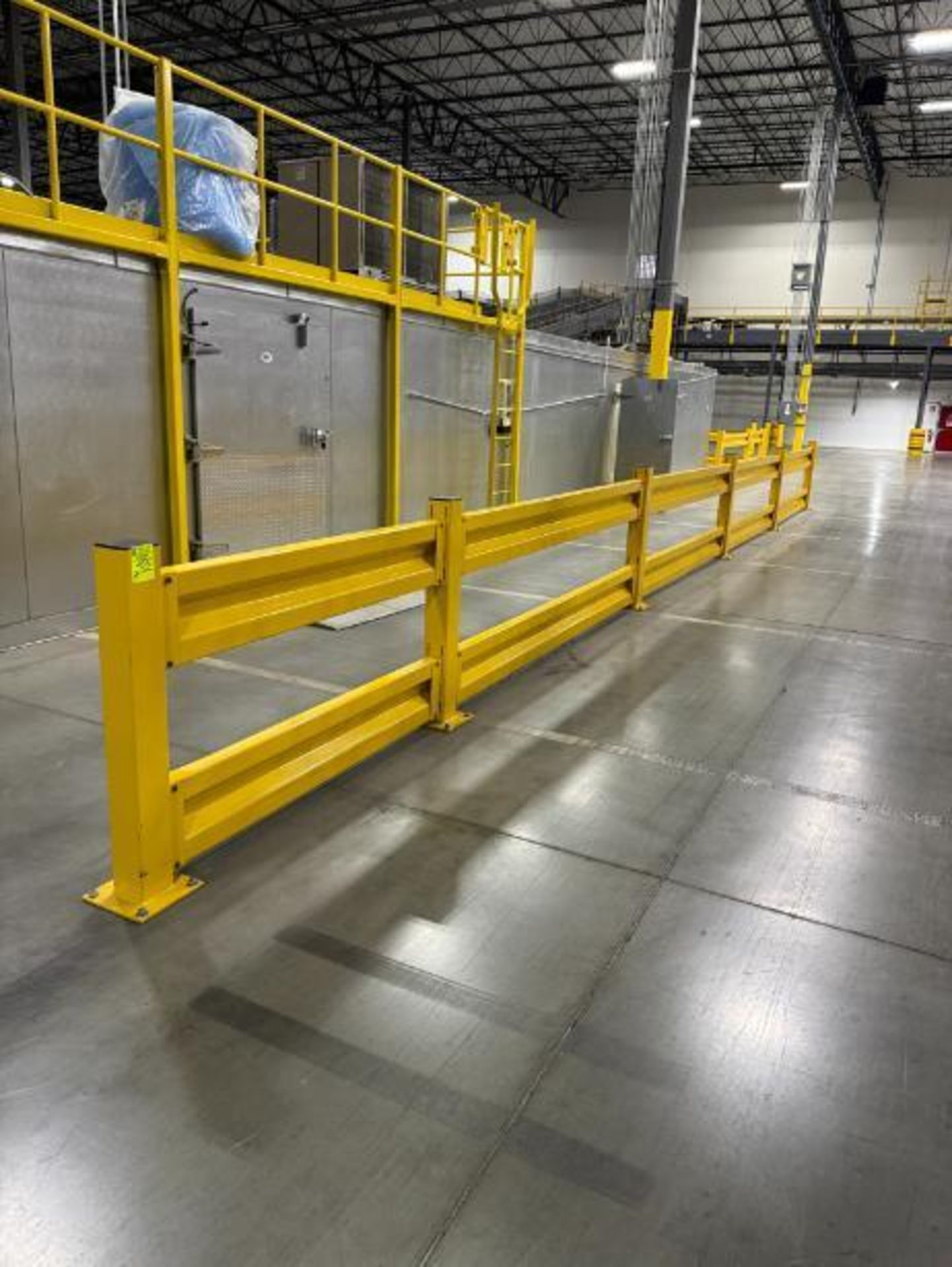 sections of warehouse divider fence