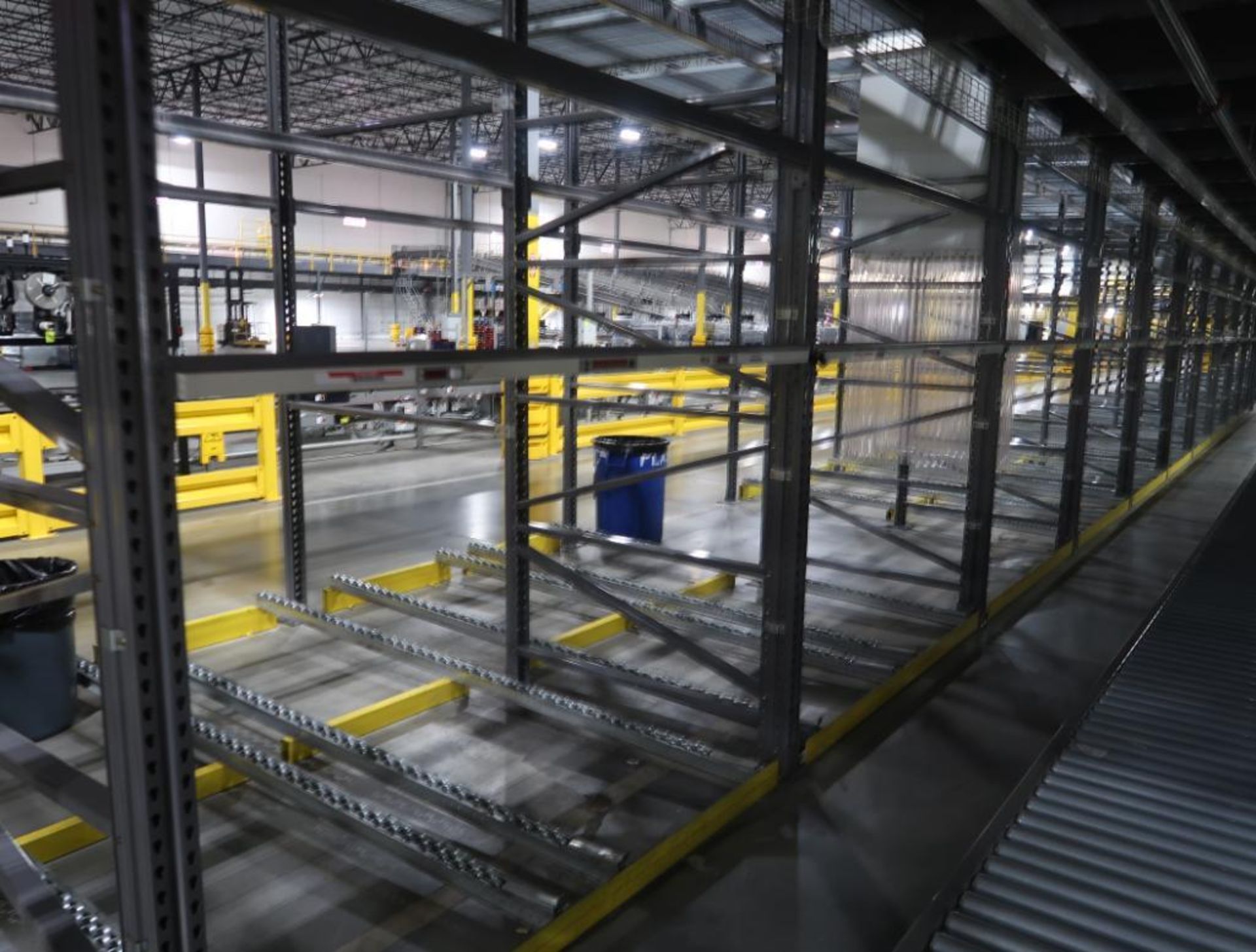 11) sections of pallet racking w/ gravity flow rollers - Image 6 of 7