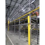 11) sections of pallet racking