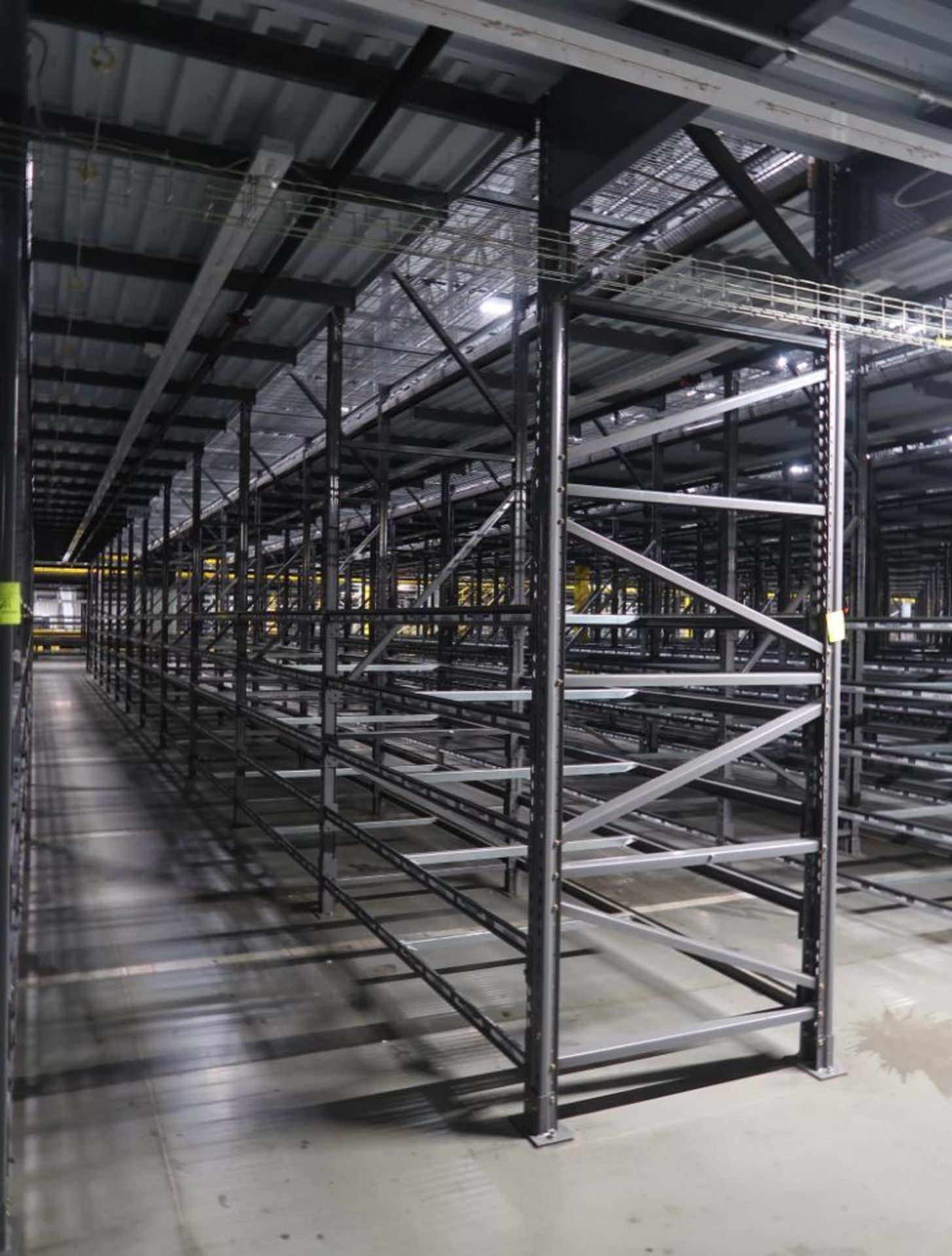 12) sections of pallet racking