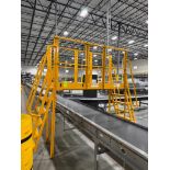 conveyor crossover, w/ handrails