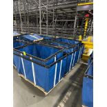 soft bins, on casters,