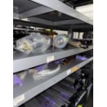 contents of 2) shelves- shoe sorter parts