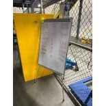 white board on easel