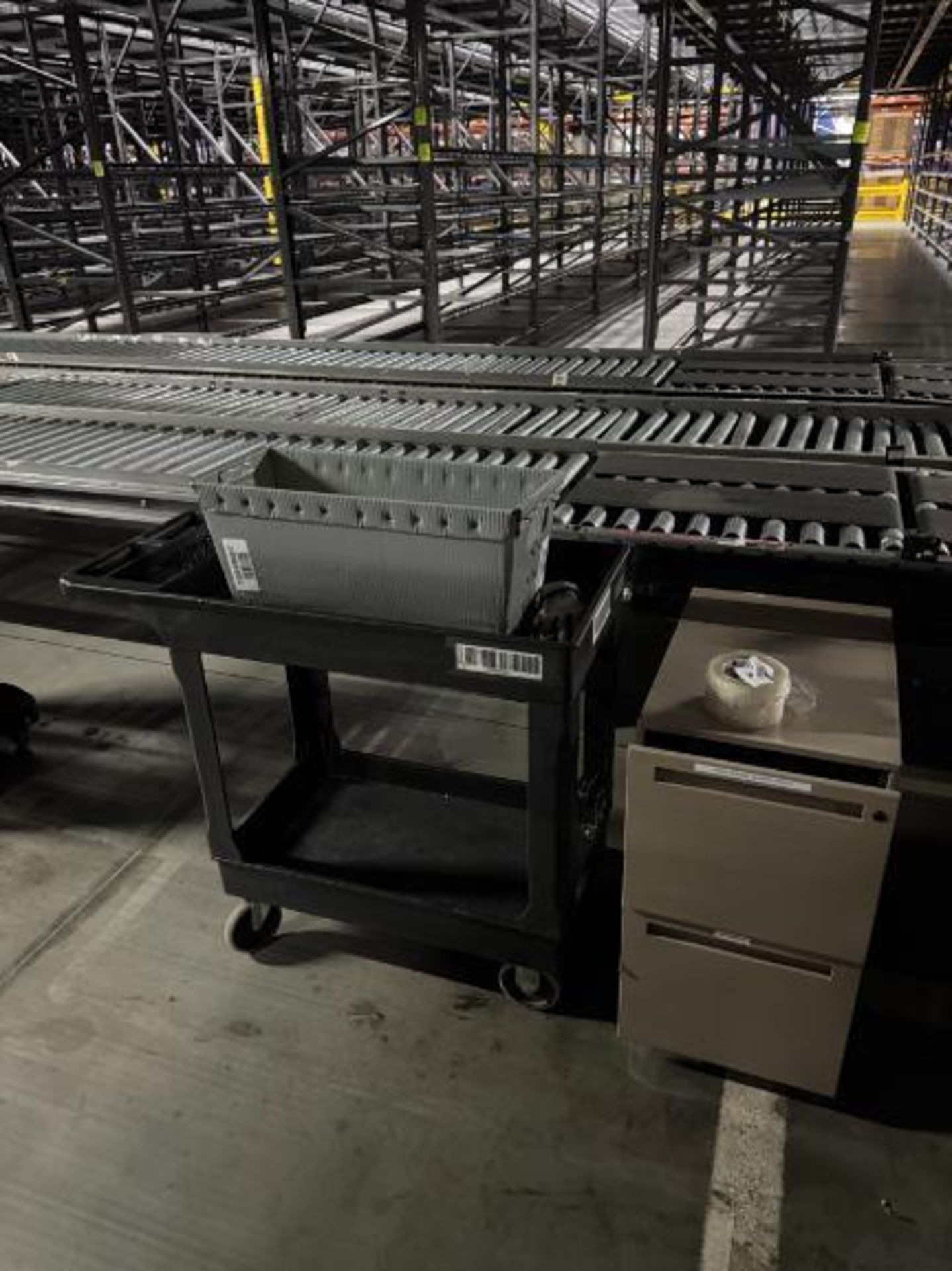 group of misc- receiving desk, Global mobile computer station, - Image 3 of 4