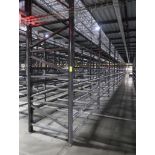 12) sections of pallet racking