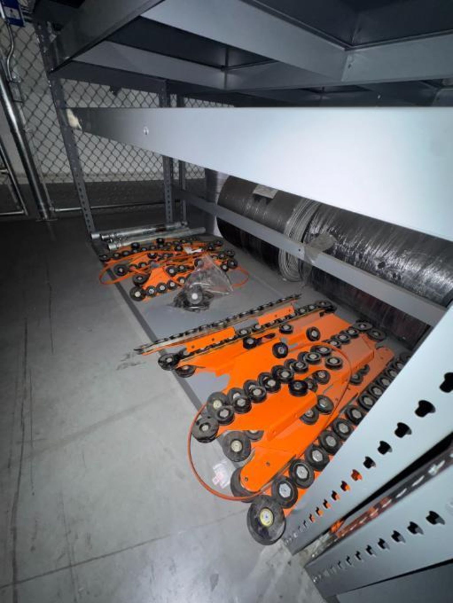 contents of warehouse racks- conveyor belts, roller bars, - Image 5 of 5