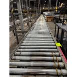 Invata partially powered roller conveyor w/ pack stations