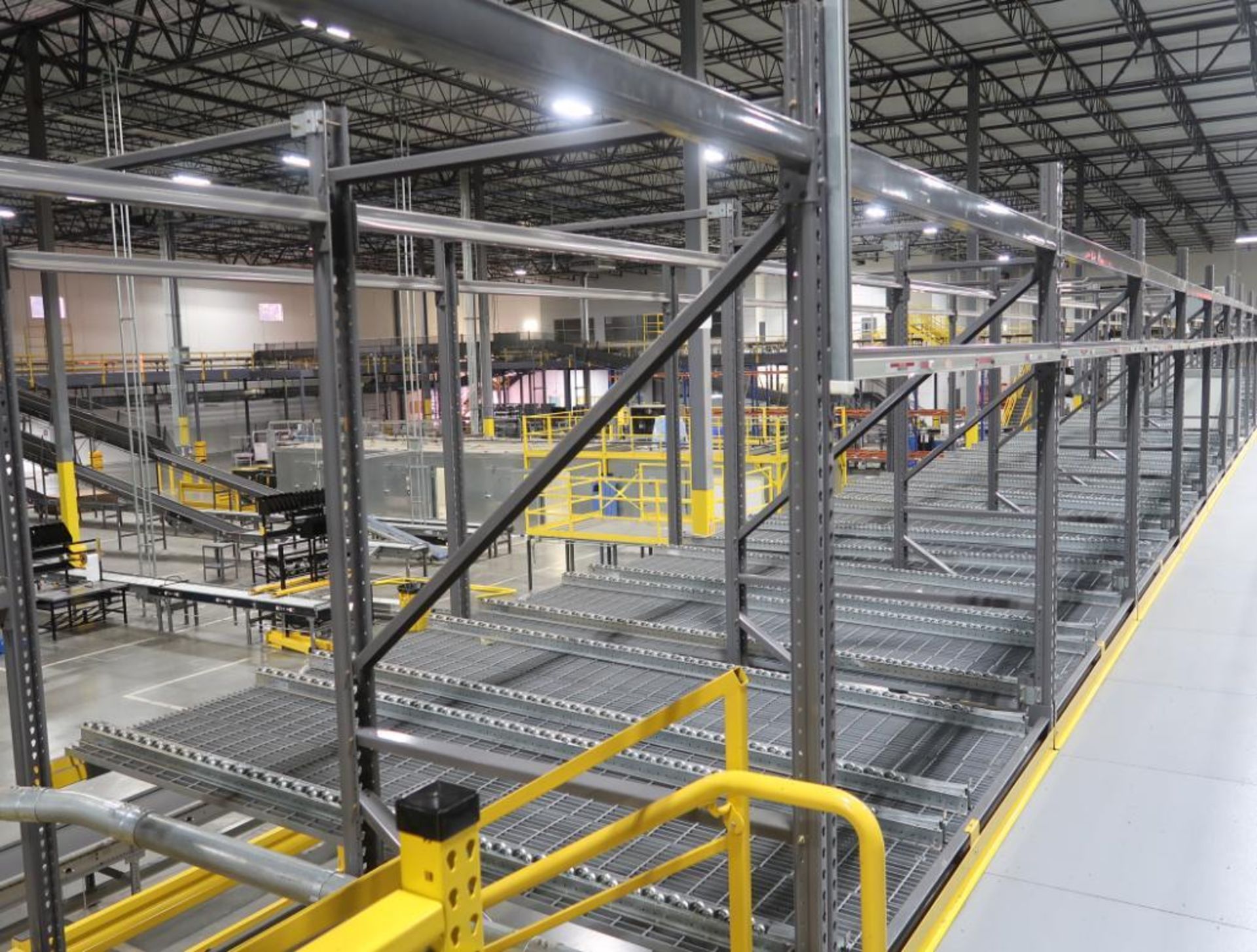 23) sections of pallet racking w/ gravity flow rollers - Image 5 of 8