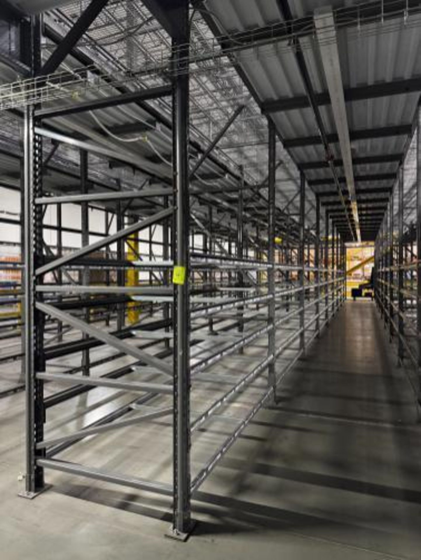 10) sections of pallet racking