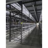 12) sections of pallet racking
