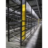 12) sections of pallet racking
