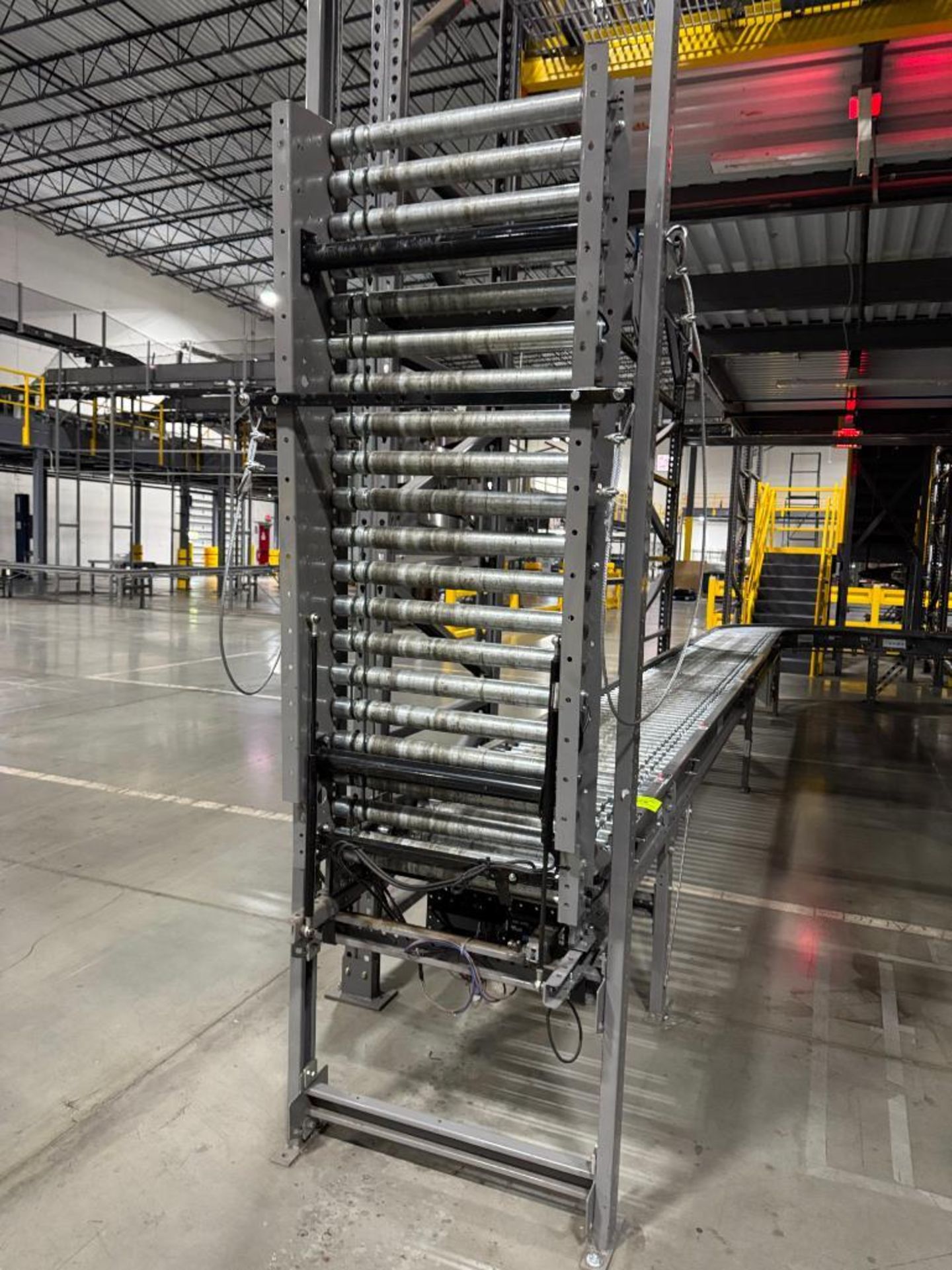 Invata powered roller conveyor w/ 5' bridge & 90 turn - Image 3 of 4