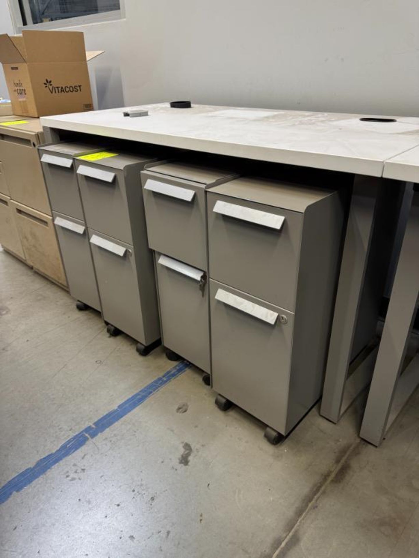 organizer cabinets, on casters - Image 2 of 2