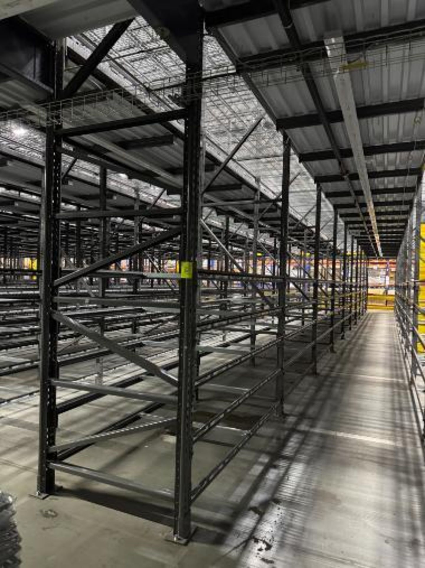 10) sections of pallet racking