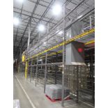 10) sections of pallet racking