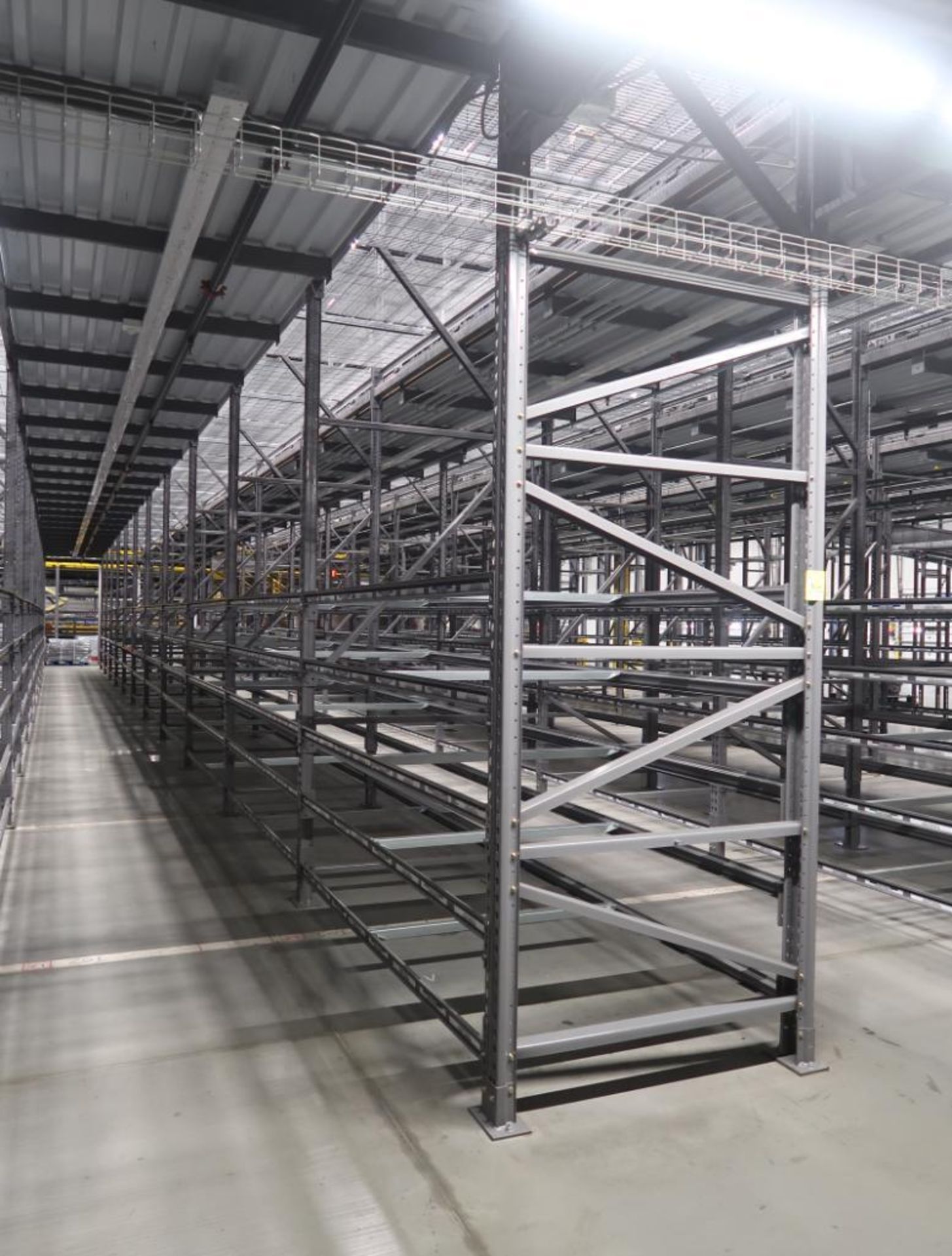 12) sections of pallet racking