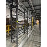 10) sections of pallet racking