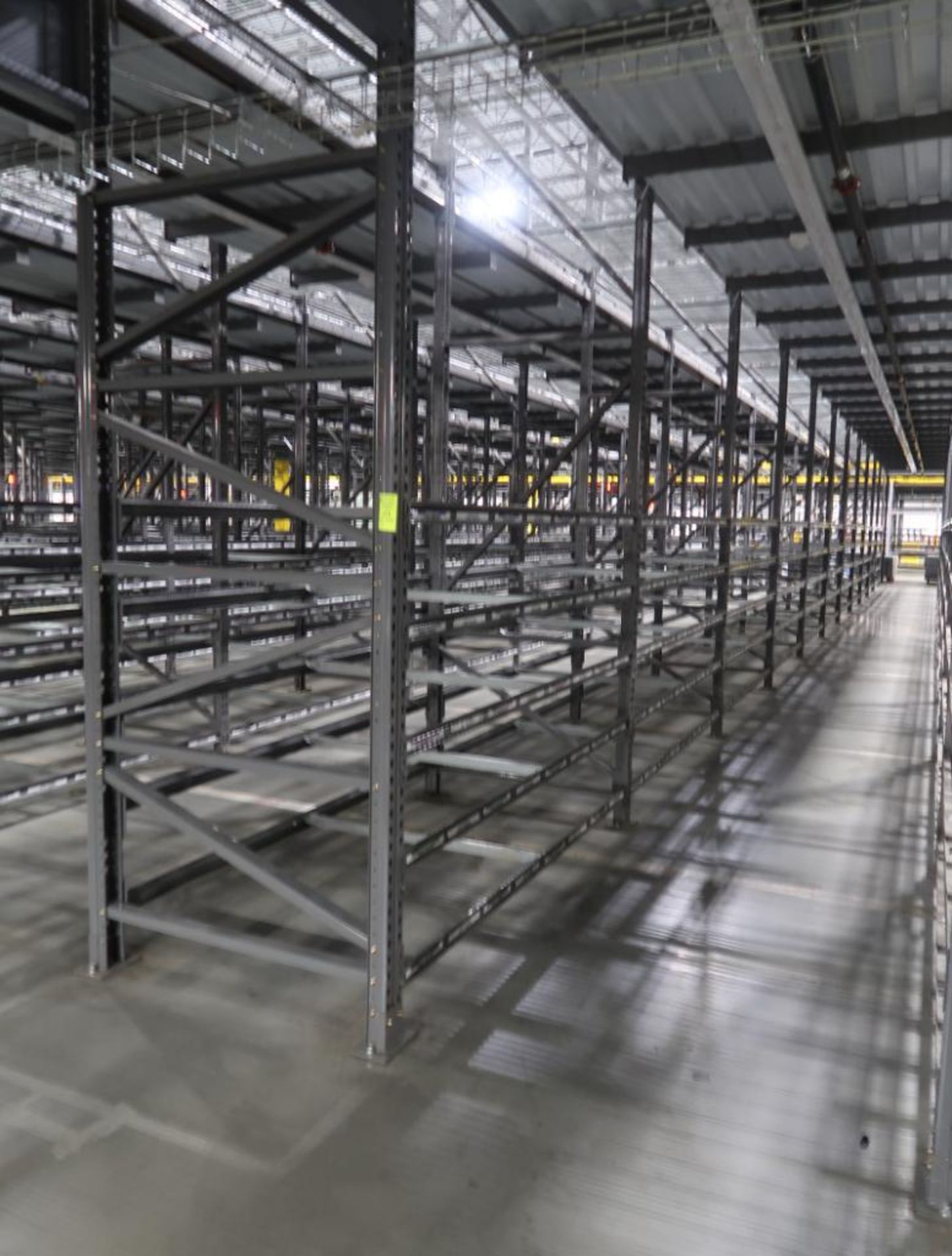 12) sections of pallet racking