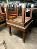 WOOD DISPLAY TABLES
