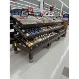 4FT SLANT SHELF WOODEN BAKERY MERCHANDISERS