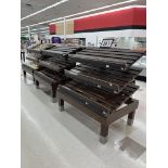 4FT SLANT SHELF WOODEN BAKERY MERCHANDISERS