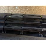 4FT SLANT SHELF WOODEN BAKERY MERCHANDISERS