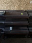 4FT SLANT SHELF WOODEN BAKERY MERCHANDISERS