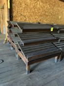 4FT SLANT SHELF WOODEN BAKERY MERCHANDISERS
