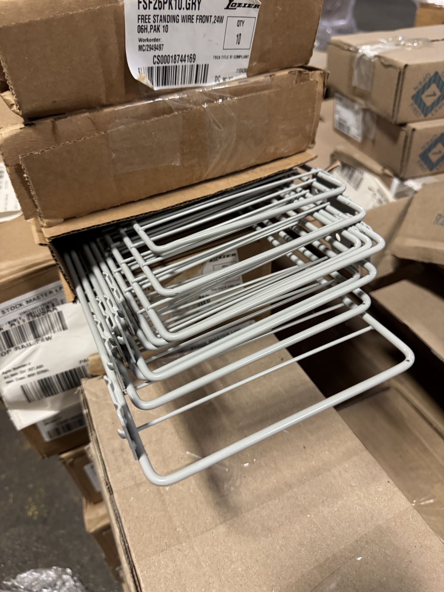 *NEW* Pallet of Lozier misc shelving parts - Image 4 of 5