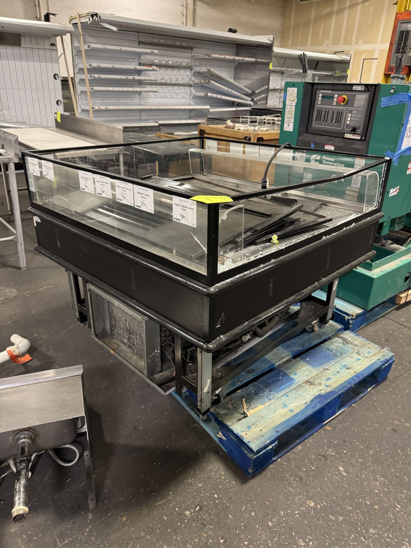 Structural Concepts open air island cooler merchandiser