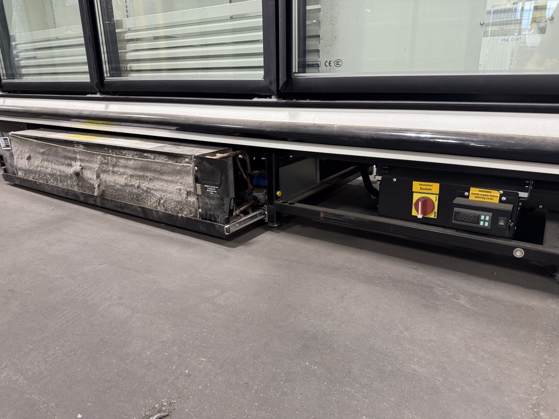 2022 Purecold self contained glass 4-door freezer - Image 3 of 4