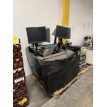 Checkout Lane POS section w/ checkout monitors (no scales)
