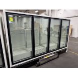 2022 Purecold self contained glass 4-door freezer
