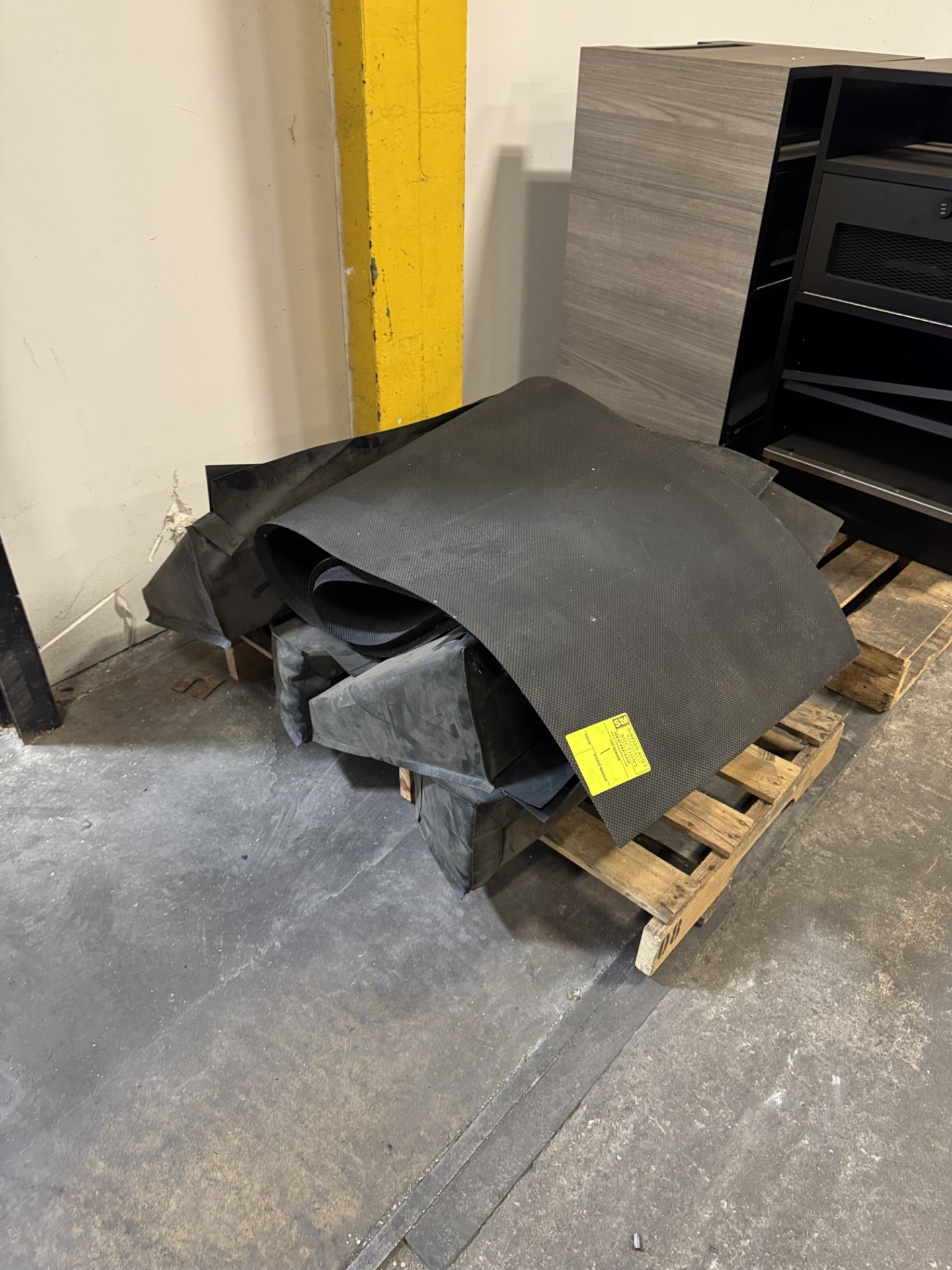 Rubber floor mats and Foam wheel chock blocks