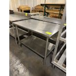 Stainless Steel table w/ undershelf