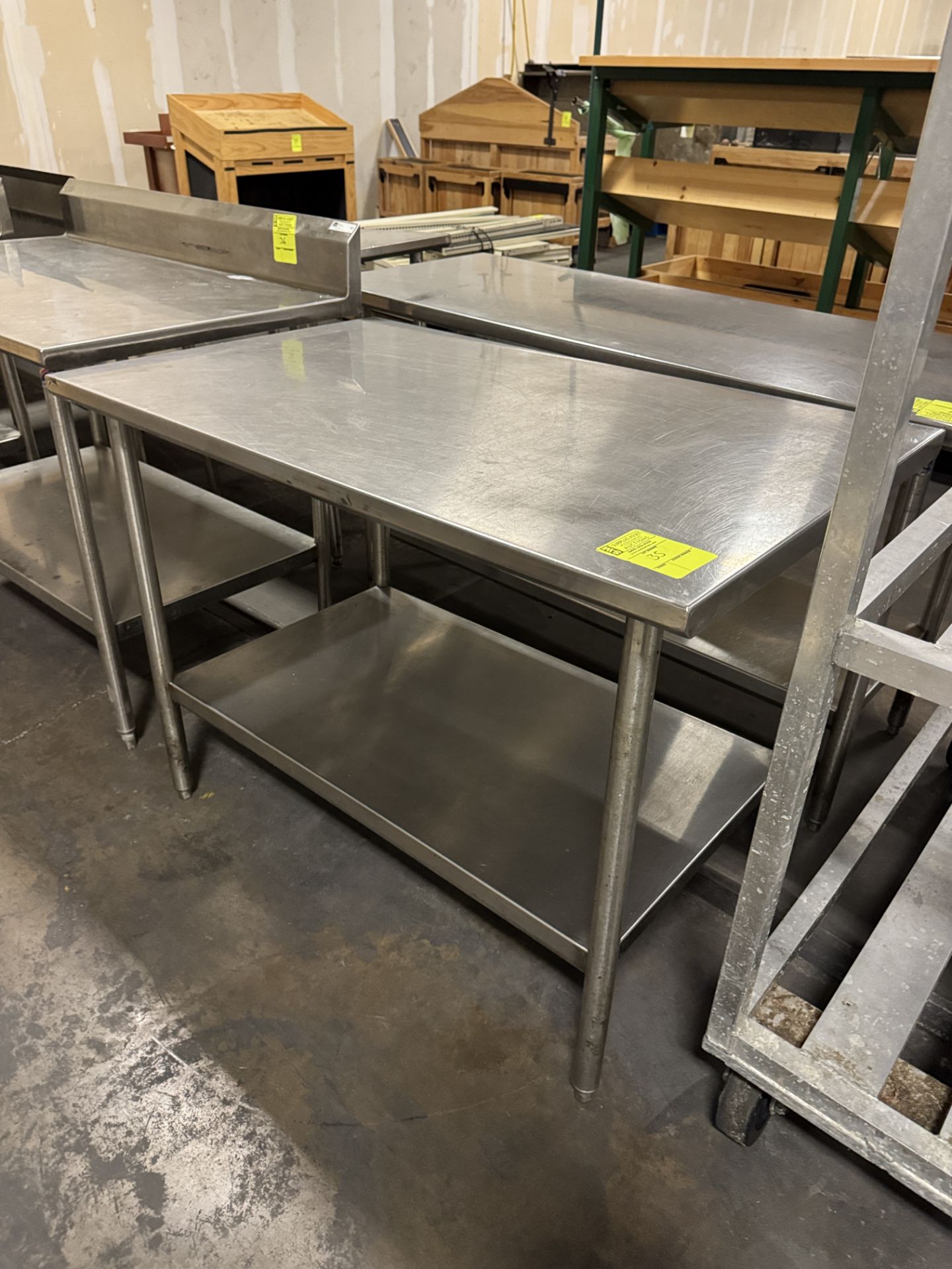 Stainless Steel table w/ undershelf