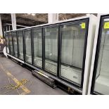 2022 Purecold self contained glass 8-door run freezer