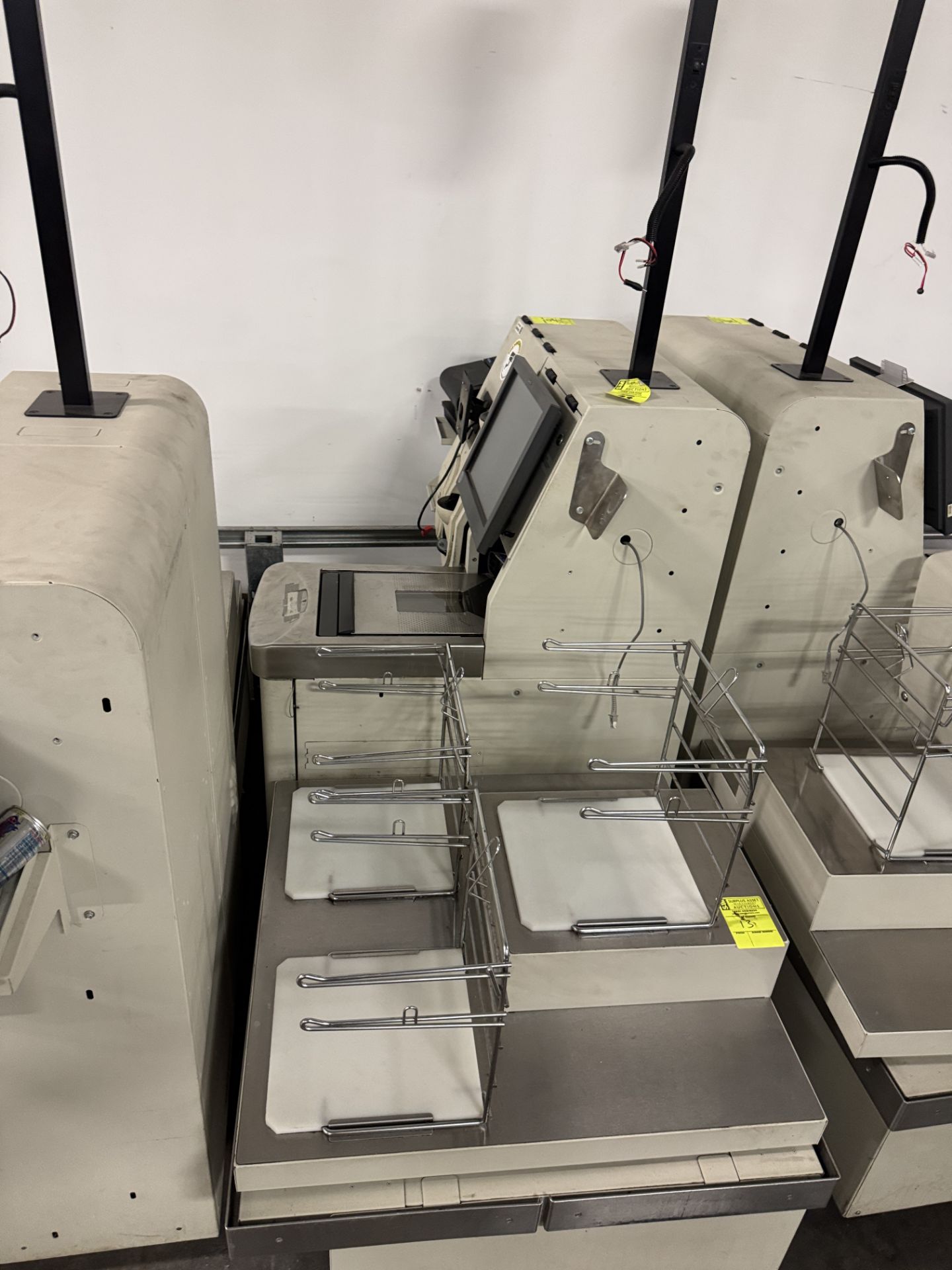Self-checkout POS station w/ monitors, scales, receipt printer - Image 3 of 6