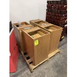 Pallet of 3 drawer cabinets