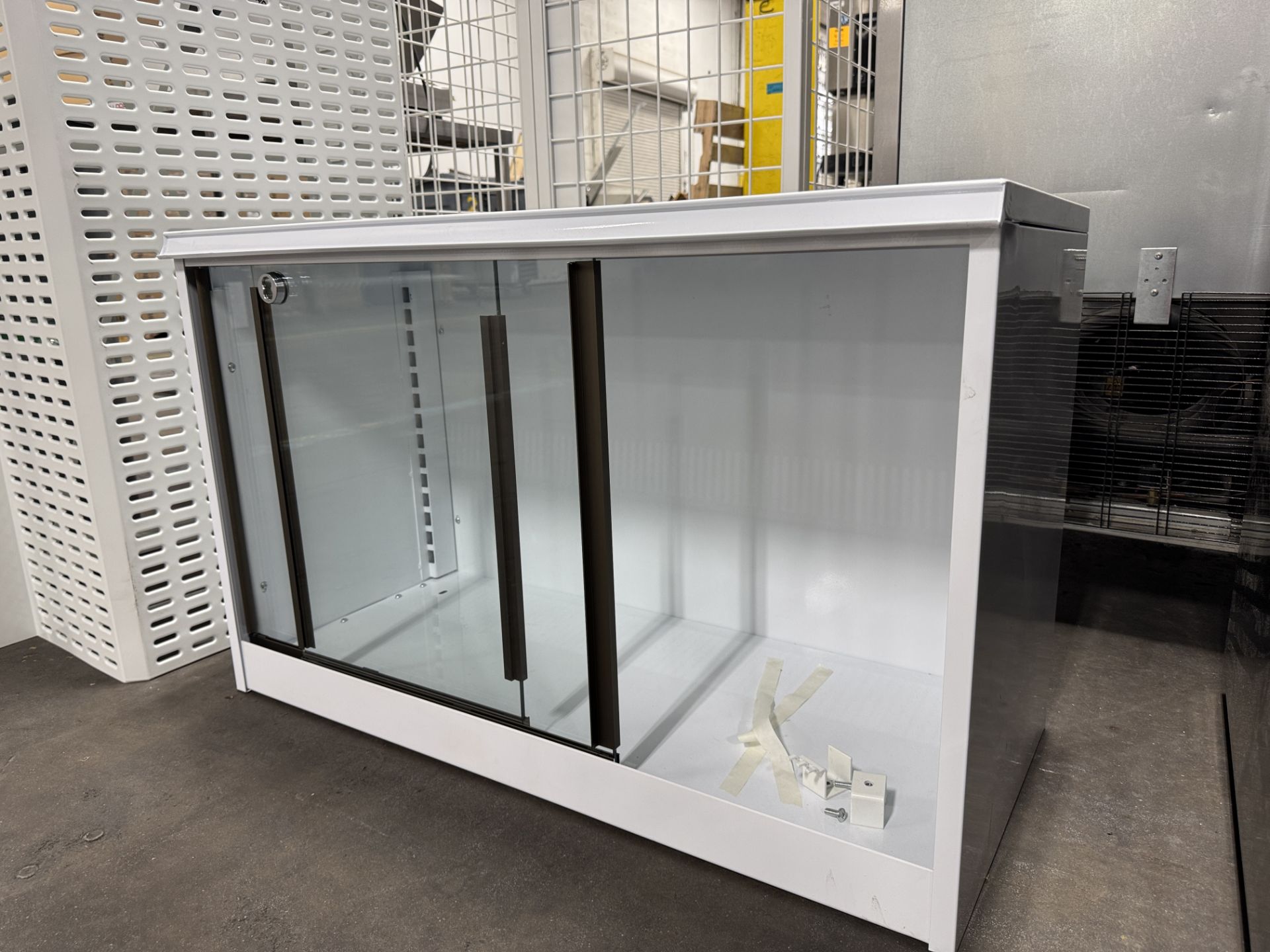 *NEW IN BOX* Display cabinet w/ locking doors - Image 2 of 3