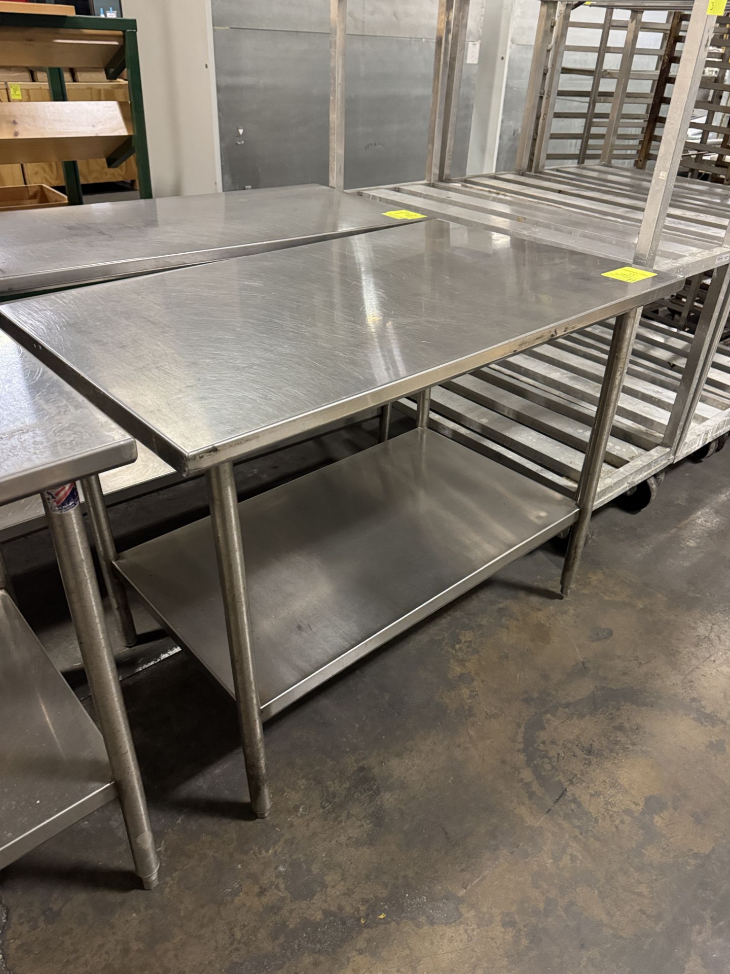 Stainless Steel table w/ undershelf - Image 2 of 2