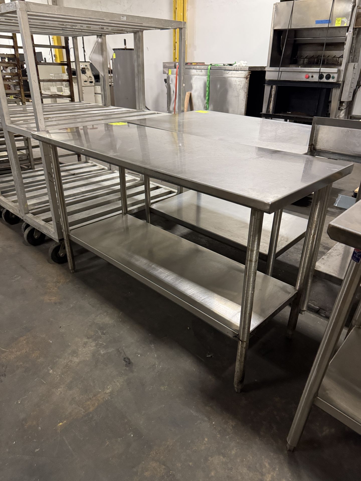 Stainless Steel table w/ undershelf - Image 2 of 2