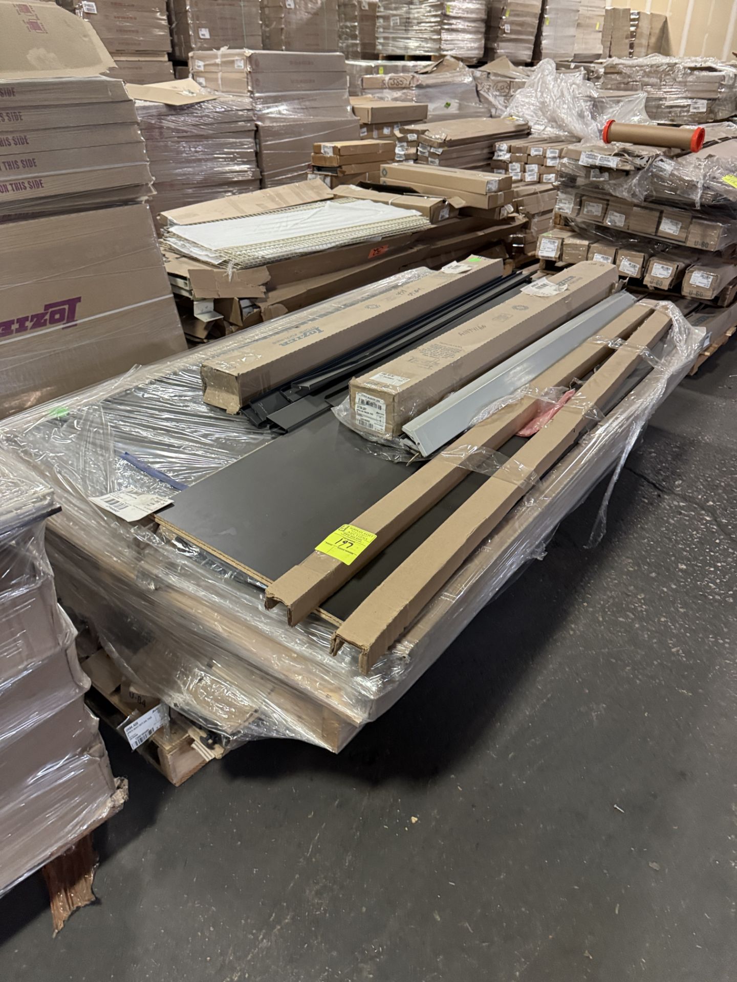 *NEW* Pallet of Lozier misc shelving parts