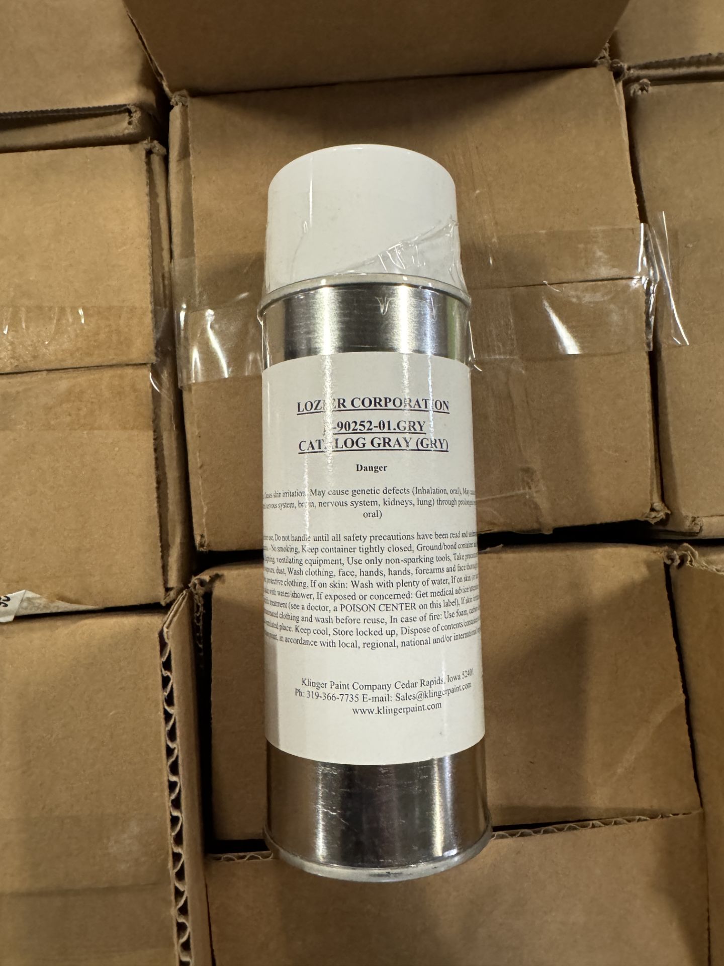 *NEW IN BOX* Lozier Catalog Gray spray paint