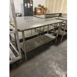 Stainless Steel table w/ undershelf
