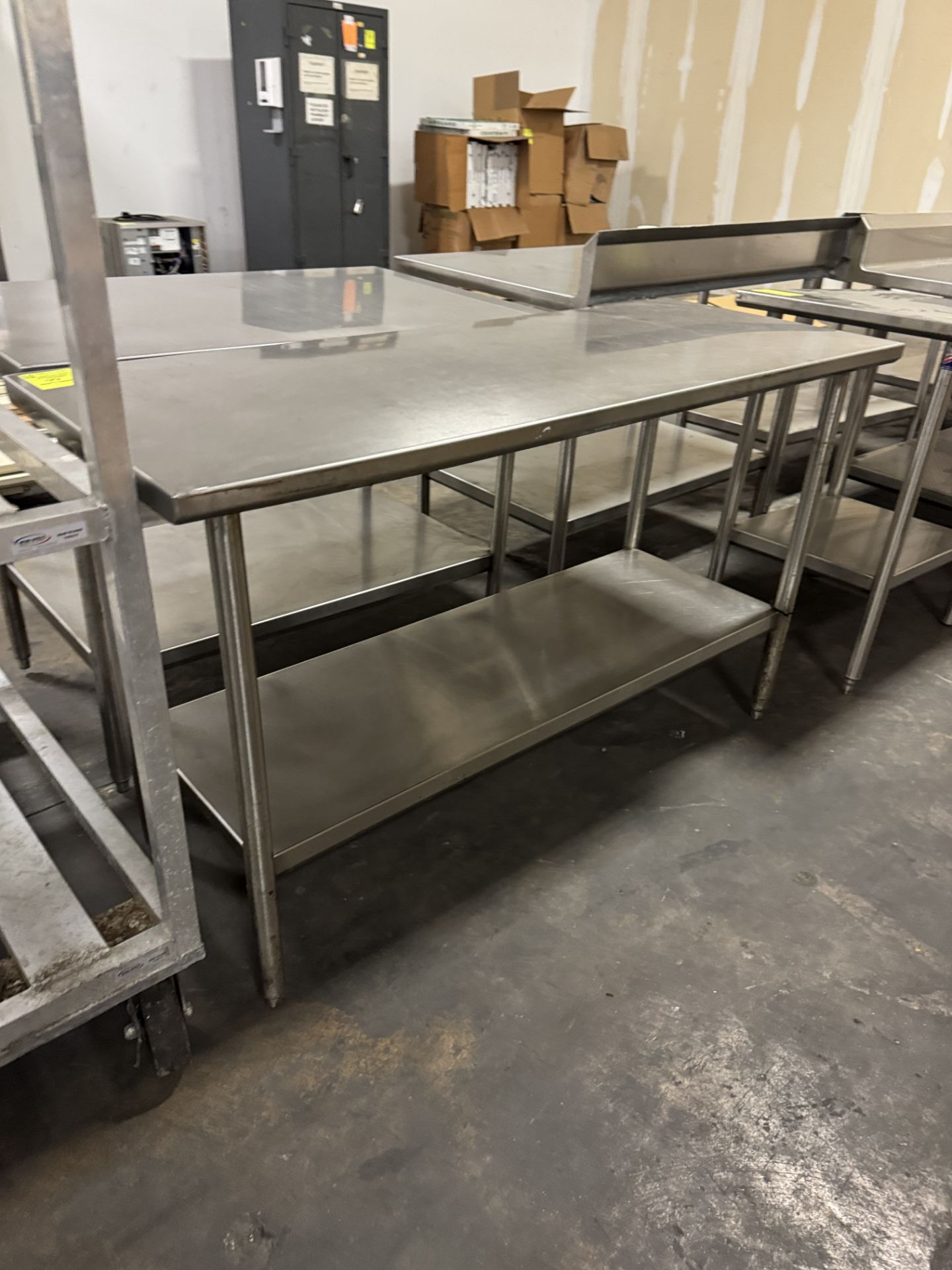 Stainless Steel table w/ undershelf