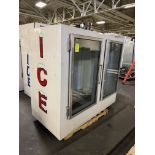 Leer glass door ice merchandiser