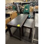 Wooden nesting table
